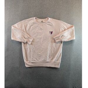 Stanley Quencher Love Sweatshirt Women XL Pink Organic‎ Cotton Crewneck Pullover